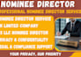 provide nominee director service for US, UK company